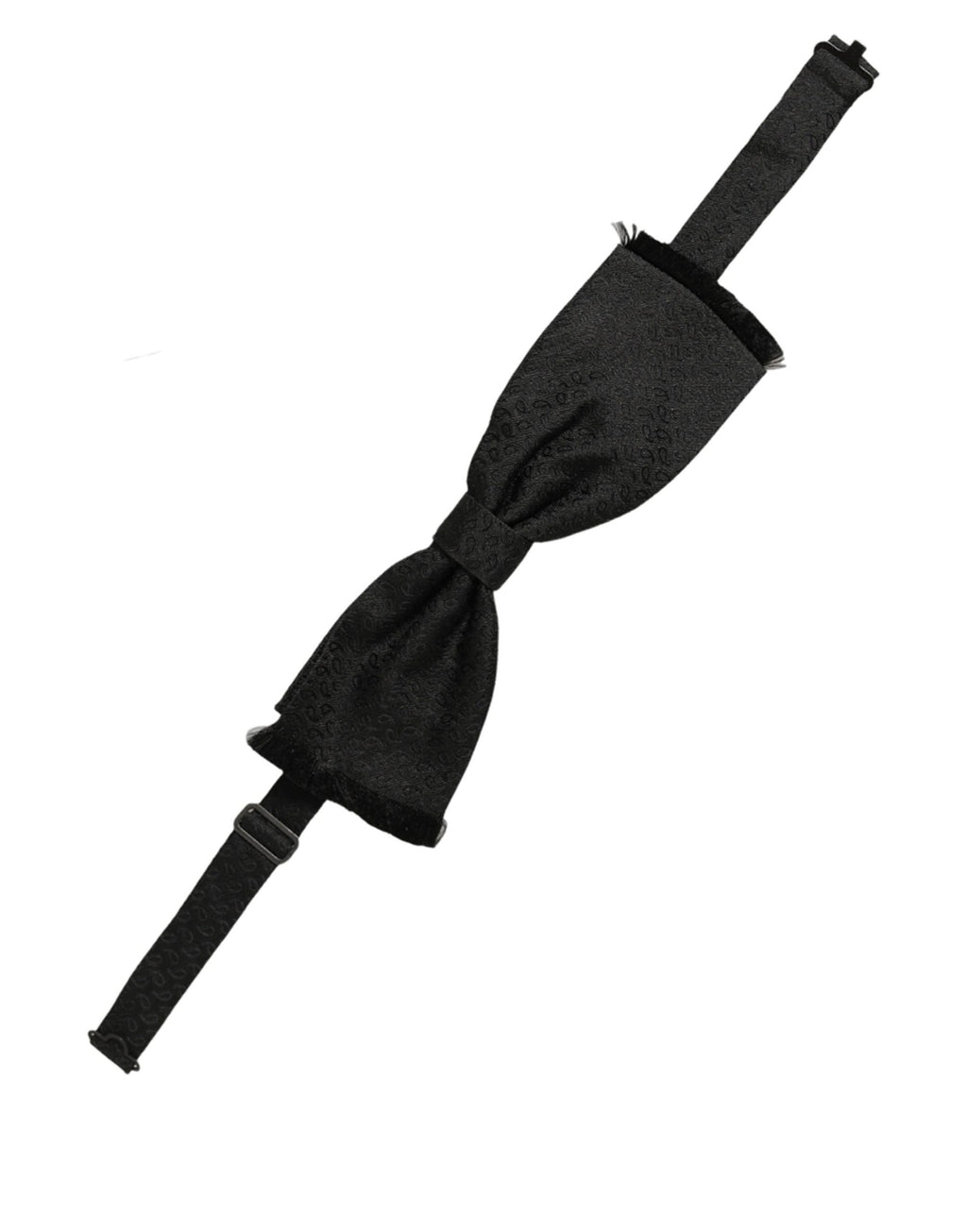 Dolce & Gabbana Herren Schwarze 100% Seide Verstellbare Hals-Papillon-Fliege