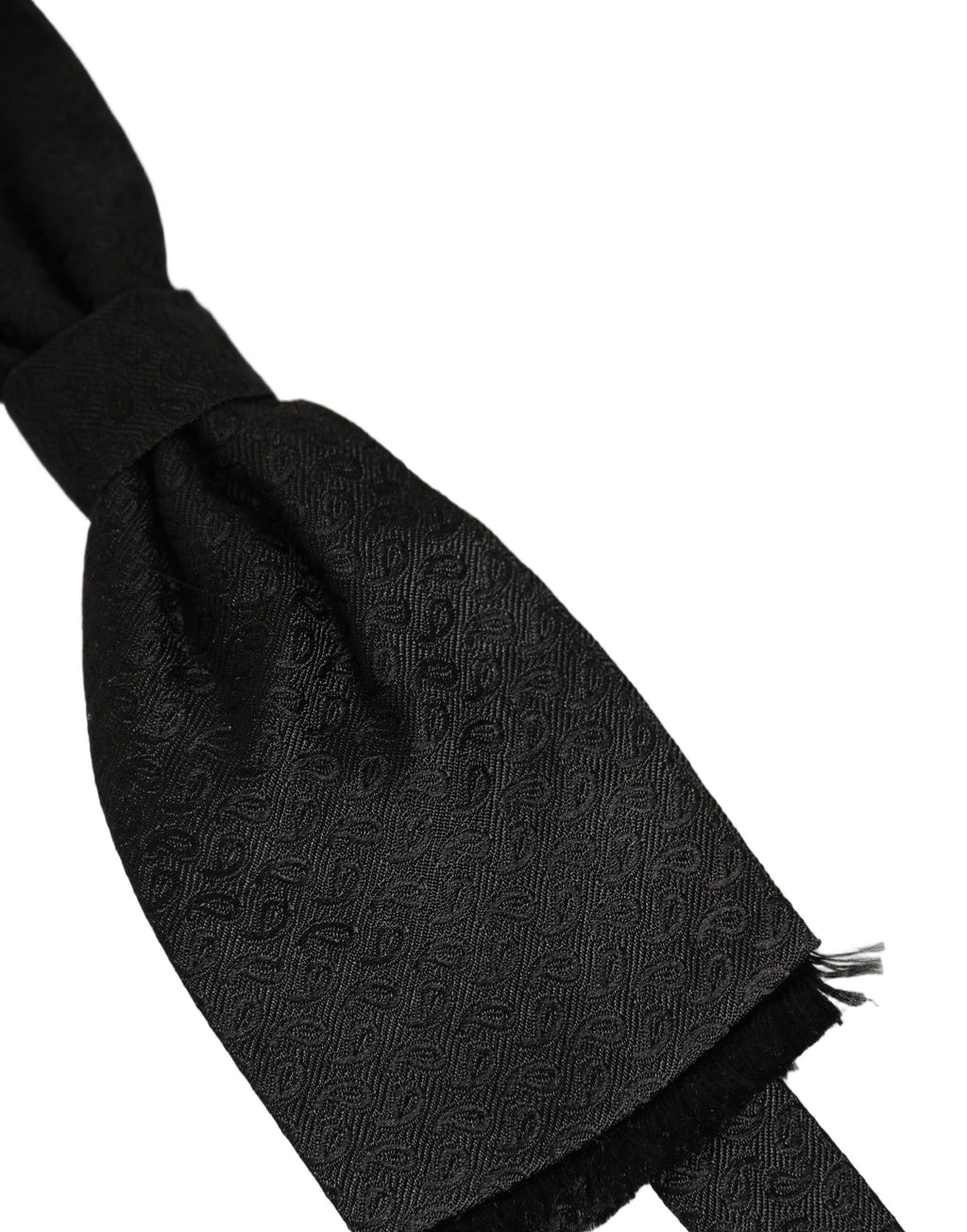 Dolce & Gabbana Herren Schwarze 100% Seide Verstellbare Hals-Papillon-Fliege