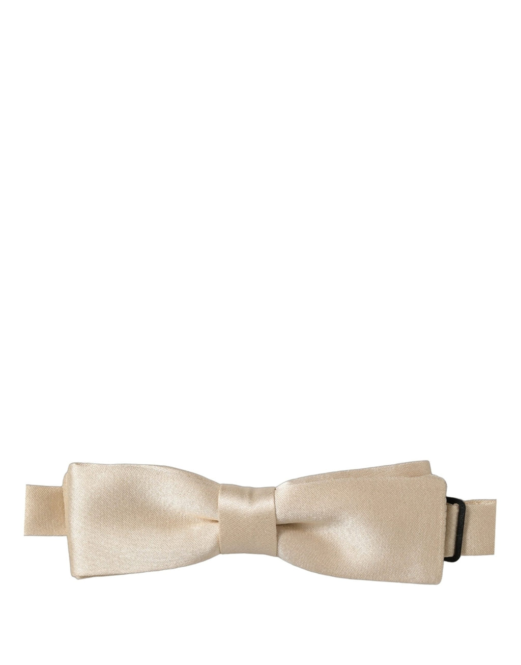 Dolce & Gabbana Herren Beige 100% Seide Verstellbare Krawatte Fliege
