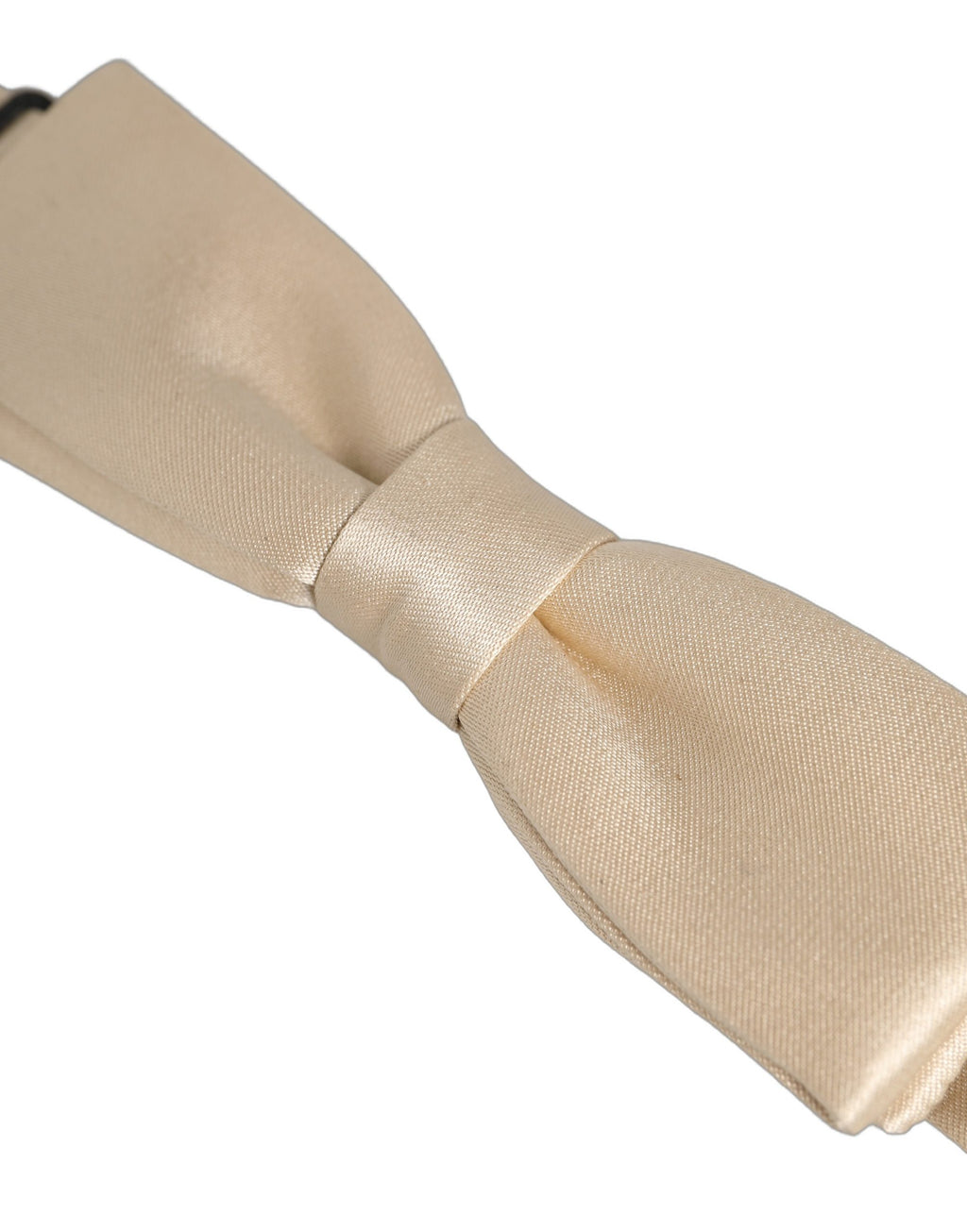 Dolce & Gabbana Herren Beige 100% Seide Verstellbare Krawatte Fliege