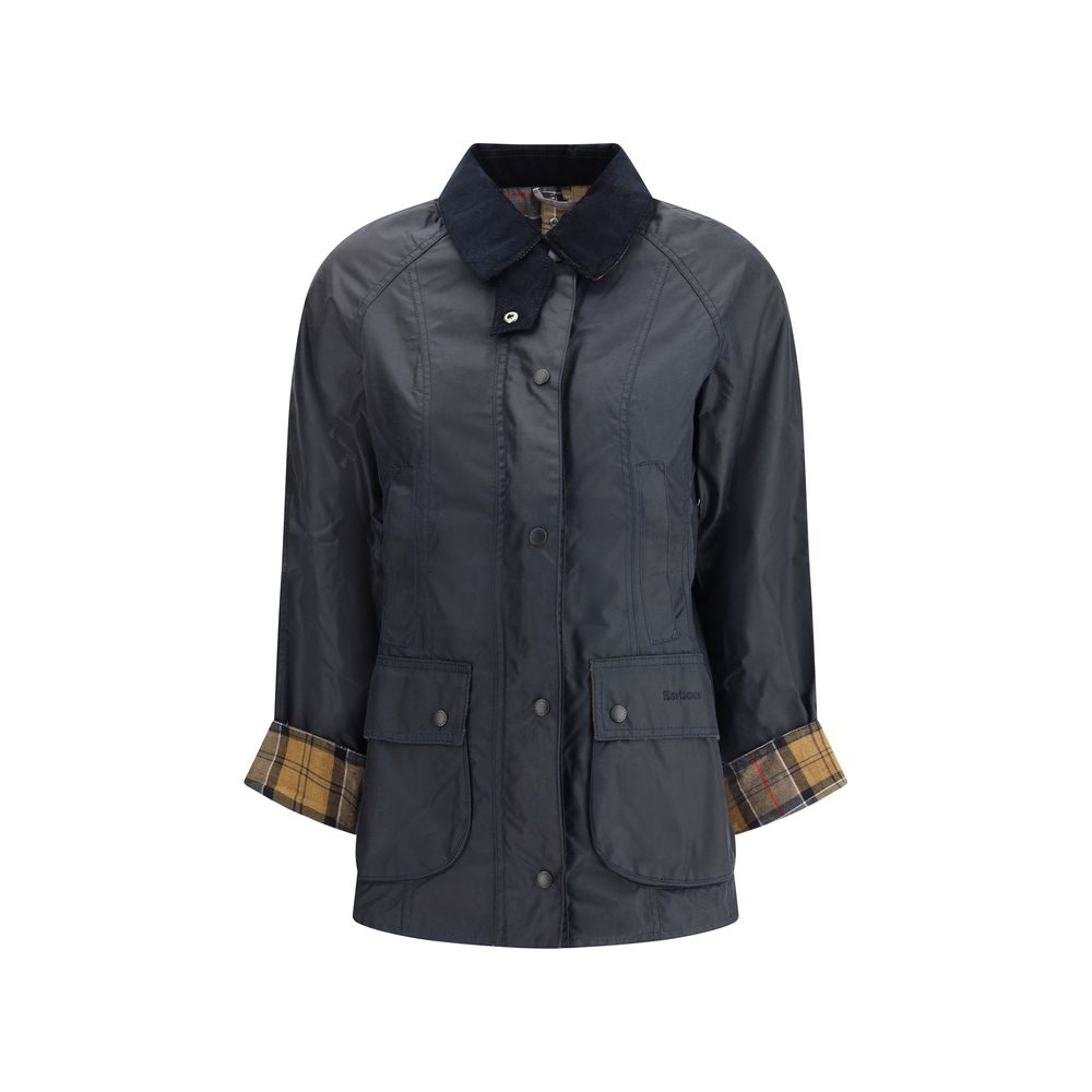 Barbour Blaue Baumwoll-Shell-Jacke