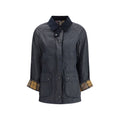 Barbour Blaue Baumwoll-Shell-Jacke