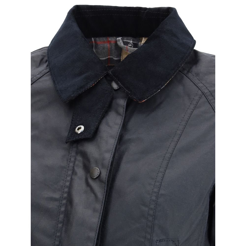 Barbour Blaue Baumwoll-Shell-Jacke