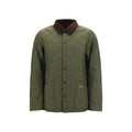 Barbour Zweifarbige Polyamid-Steppjacke in voller Länge