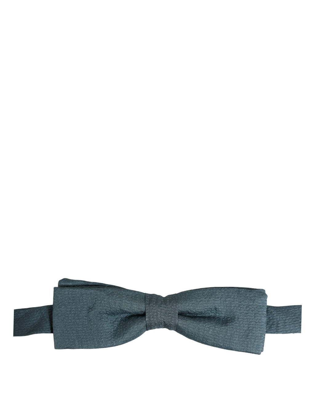 Dolce & Gabbana Herren Fliege aus 100% Seide, Stahlblau, Verstellbar
