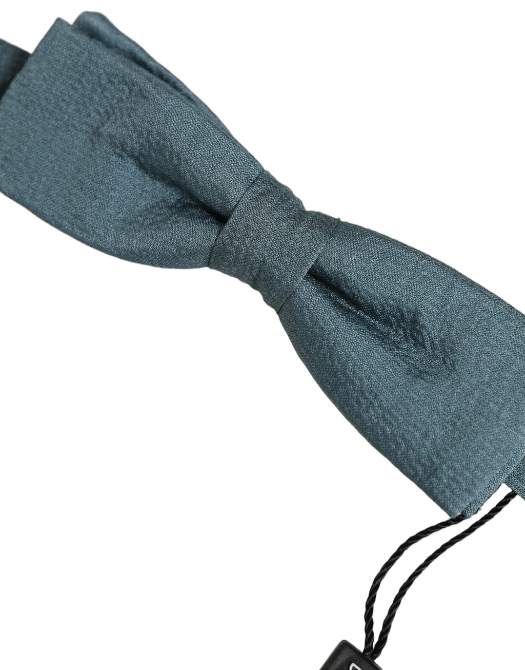 Dolce & Gabbana Herren Fliege aus 100% Seide, Stahlblau, Verstellbar