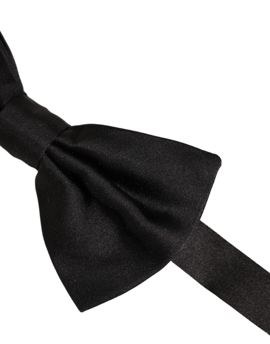 Dolce & Gabbana Herren Schwarze 100% Seide Verstellbare Krawatte Fliege
