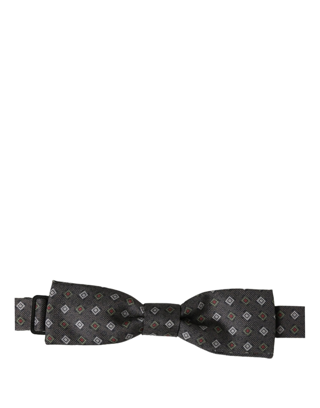 Dolce & Gabbana Herren Fliege Dunkelgrau Geometrisch Verstellbar