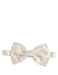 Dolce & Gabbana Herren Fliederfarbene Seiden-Fliege mit Blumenmuster, verstellbar