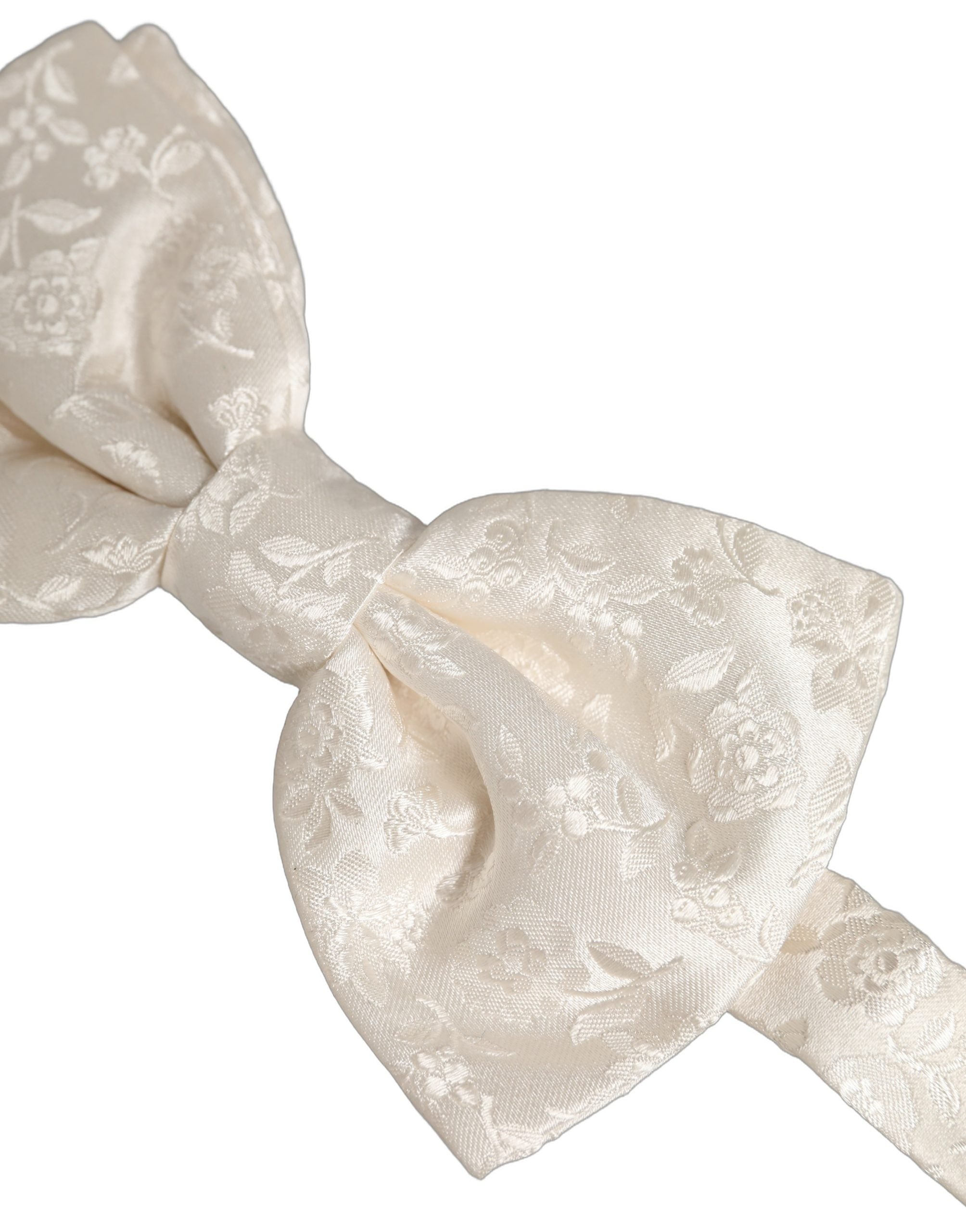 Dolce & Gabbana Herren Fliederfarbene Seiden-Fliege mit Blumenmuster, verstellbar