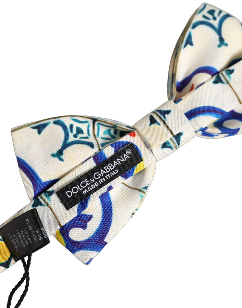 Dolce & Gabbana Herren Fliege "Majolica" in Multicolor, verstellbar