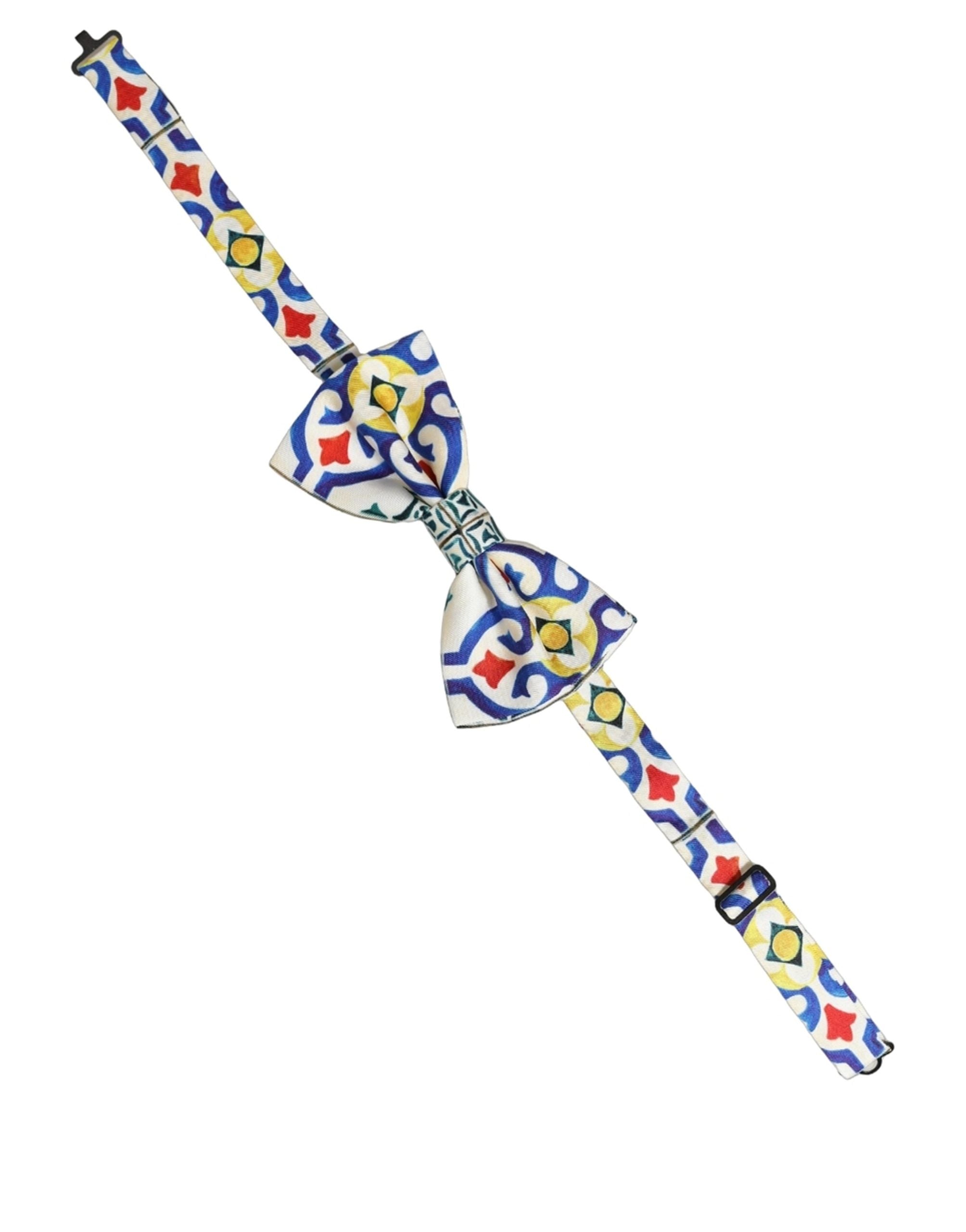 Dolce & Gabbana Herren Fliege "Majolica" in Multicolor, verstellbar
