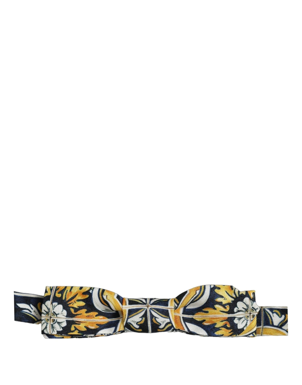Dolce & Gabbana Verstellbare Papillon-Fliege im Multicolor-Damast-Stil