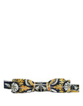 Dolce & Gabbana Verstellbare Papillon-Fliege im Multicolor-Damast-Stil
