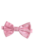 Dolce & Gabbana Herren Pinke 100% Seide Verstellbare Fliege
