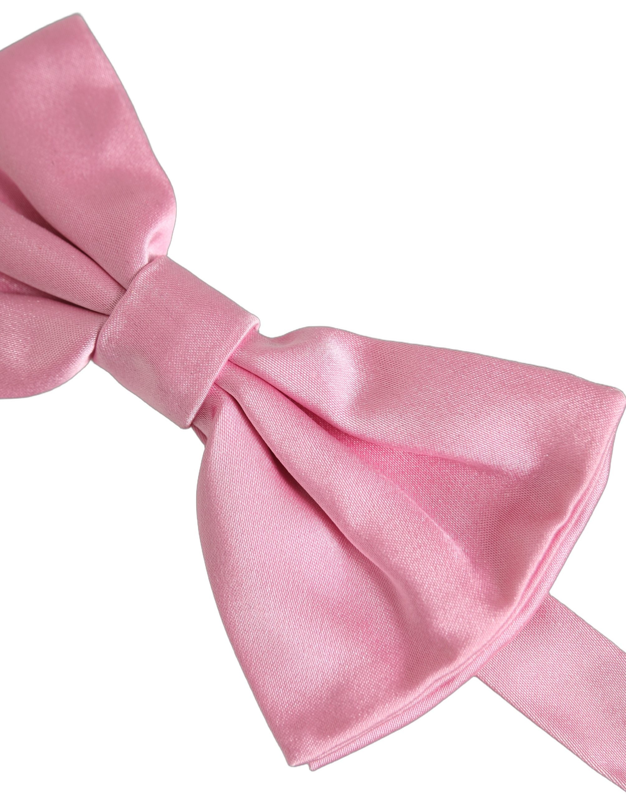 Dolce & Gabbana Herren Pinke 100% Seide Verstellbare Fliege
