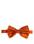 Dolce & Gabbana Herren Orange 100% Seide Verstellbare Krawatte Fliege