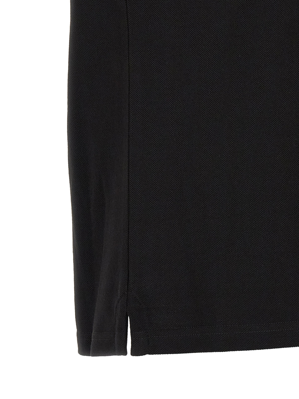 Moncler Schwarzes Baumwoll-Poloshirt