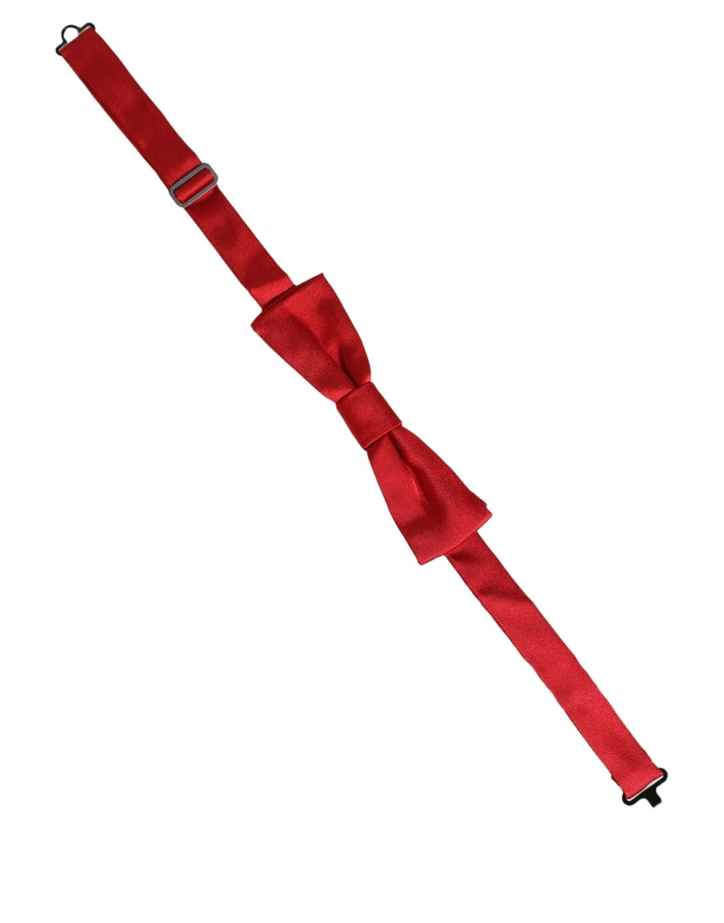 Dolce & Gabbana Herren-Papillon aus 100 % Seide in Rot, verstellbar