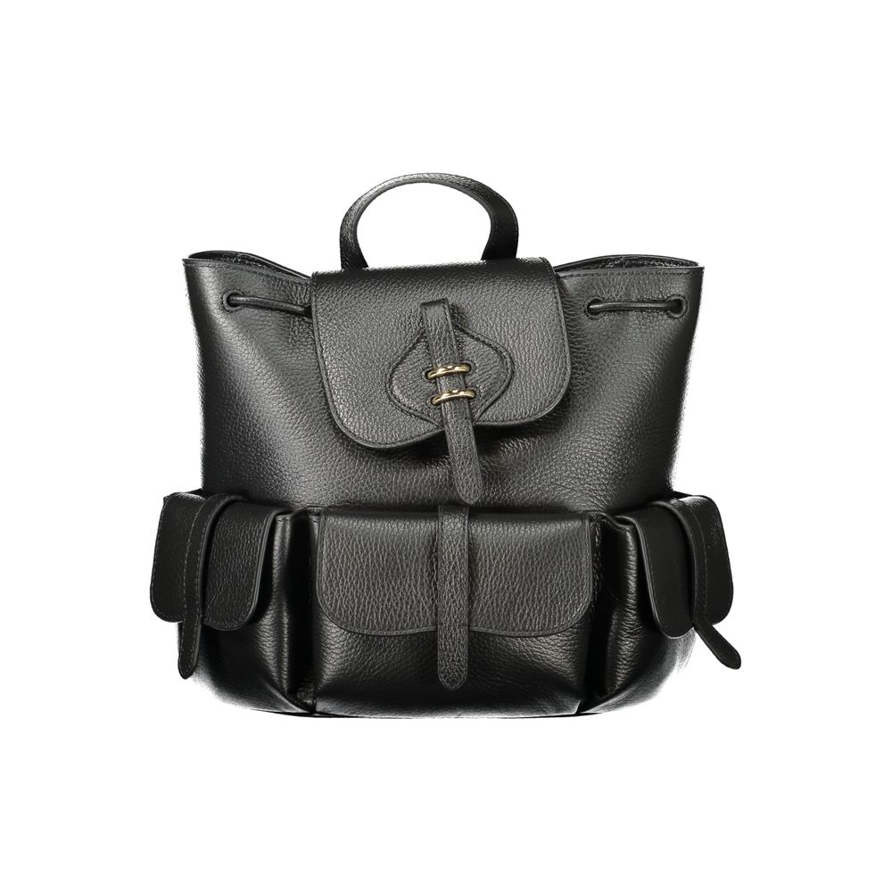 Coccinelle Damenrucksack aus schwarzem Leder