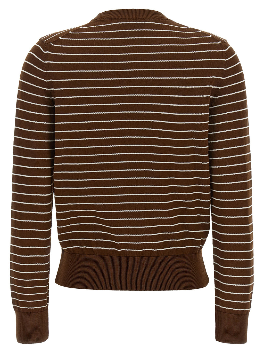 A.P.C. Brauner Baumwollcardigan