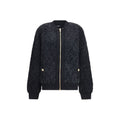 Balmain Schwarzer Bomber aus Viskose