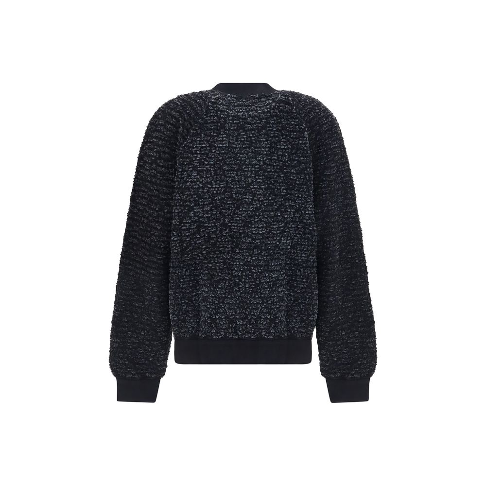 Balmain Schwarzer Bomber aus Viskose
