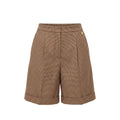 Trussardi Jeans Braune Viskose-Shorts für Damen