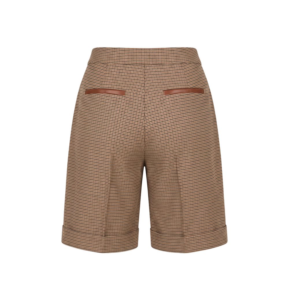 Trussardi Jeans Braune Viskose-Shorts für Damen