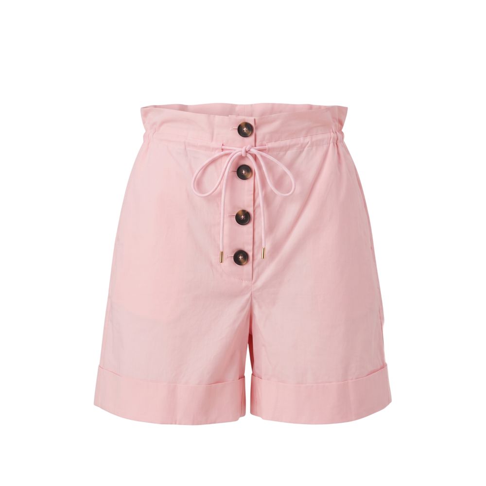 Trussardi Jeans Pinke Baumwollshorts für Damen