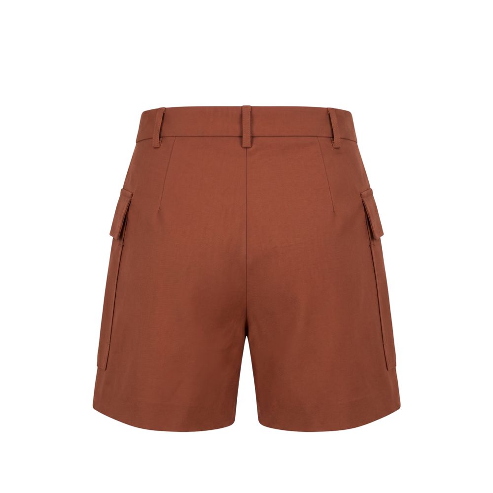 Trussardi Jeans Braune Viskose-Shorts für Damen