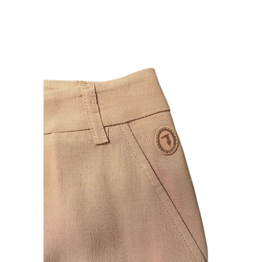 Trussardi Jeans Beige Viskose Damen-Shorts