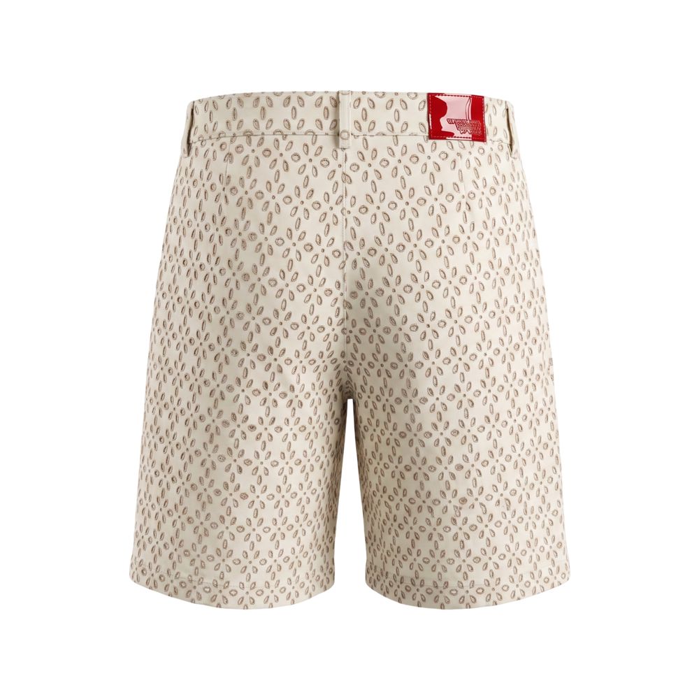 Trussardi Jeans Weiße Baumwoll-Shorts für Damen