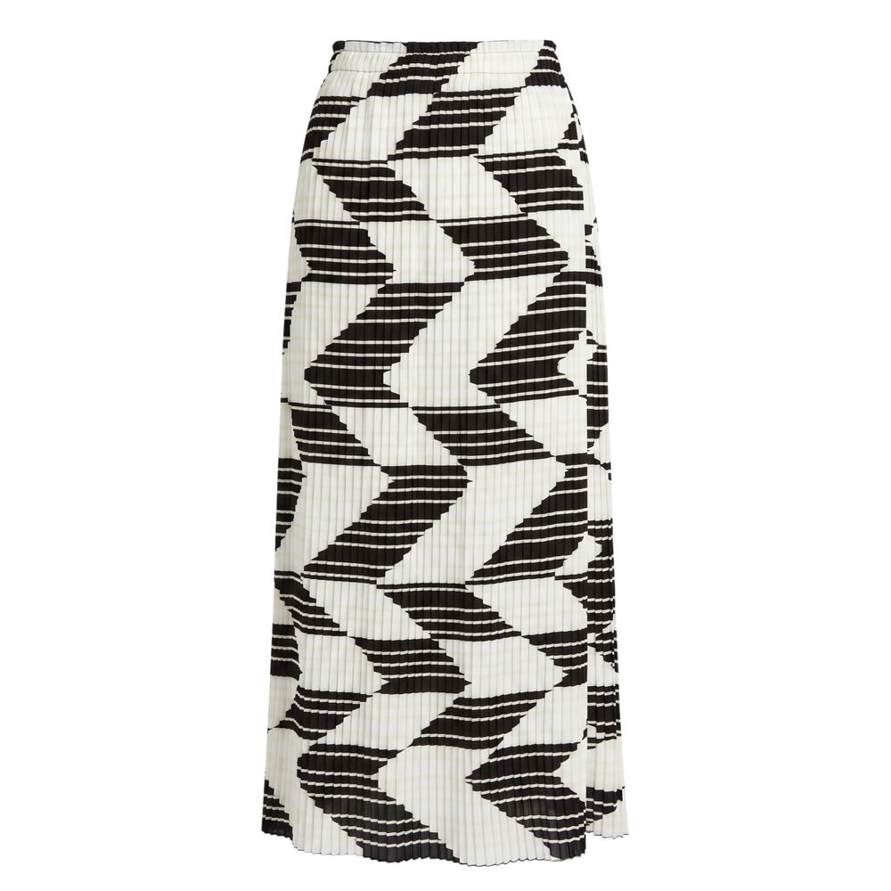 Trussardi Jeans Weißer Polyester Damenrock