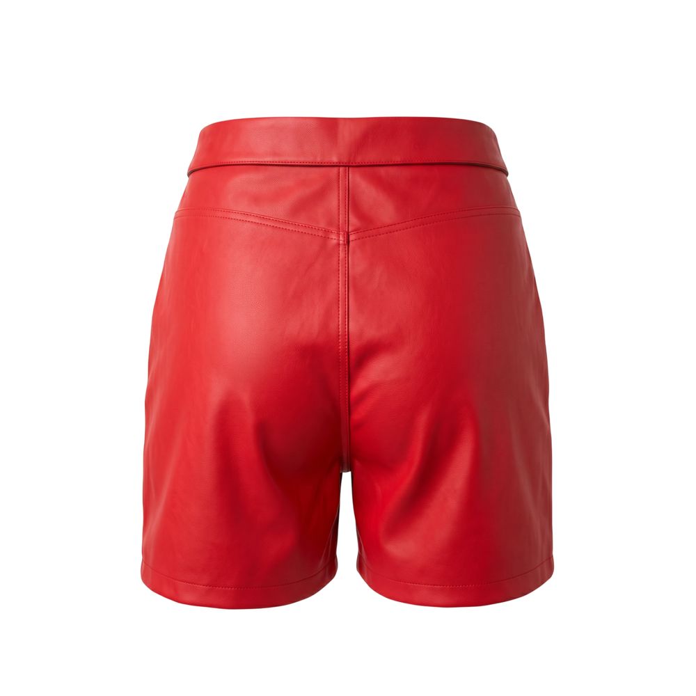 Trussardi Jeans Rote Damen-Shorts aus Polyester