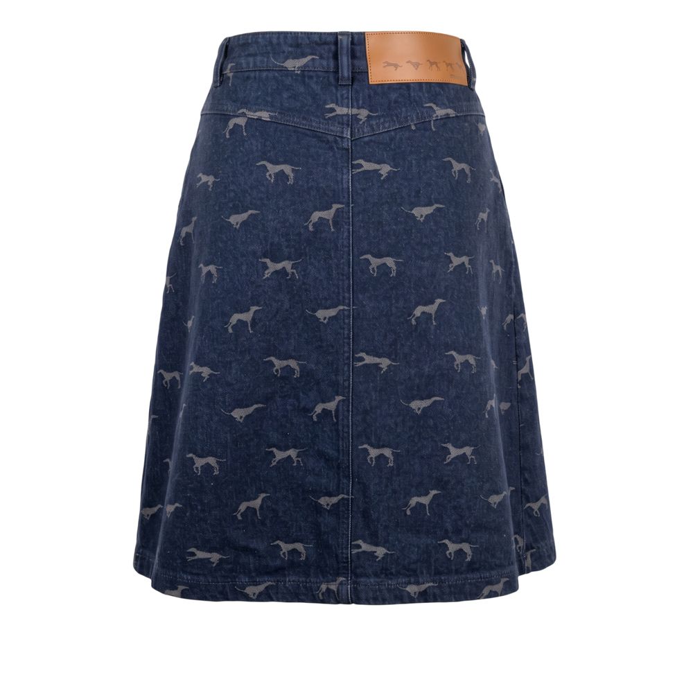 Trussardi Jeans Blauer Baumwollrock für Damen