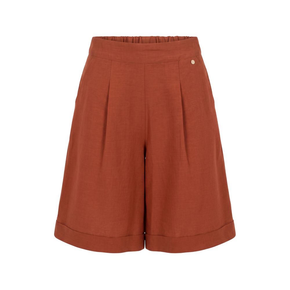 Trussardi Jeans Braune Viskose-Shorts für Damen
