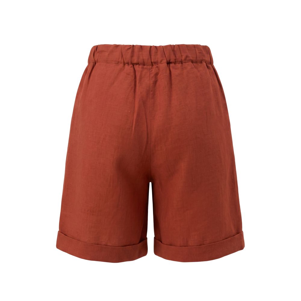 Trussardi Jeans Braune Viskose-Shorts für Damen
