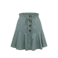 Trussardi Jeans Grüner Baumwollrock für Damen
