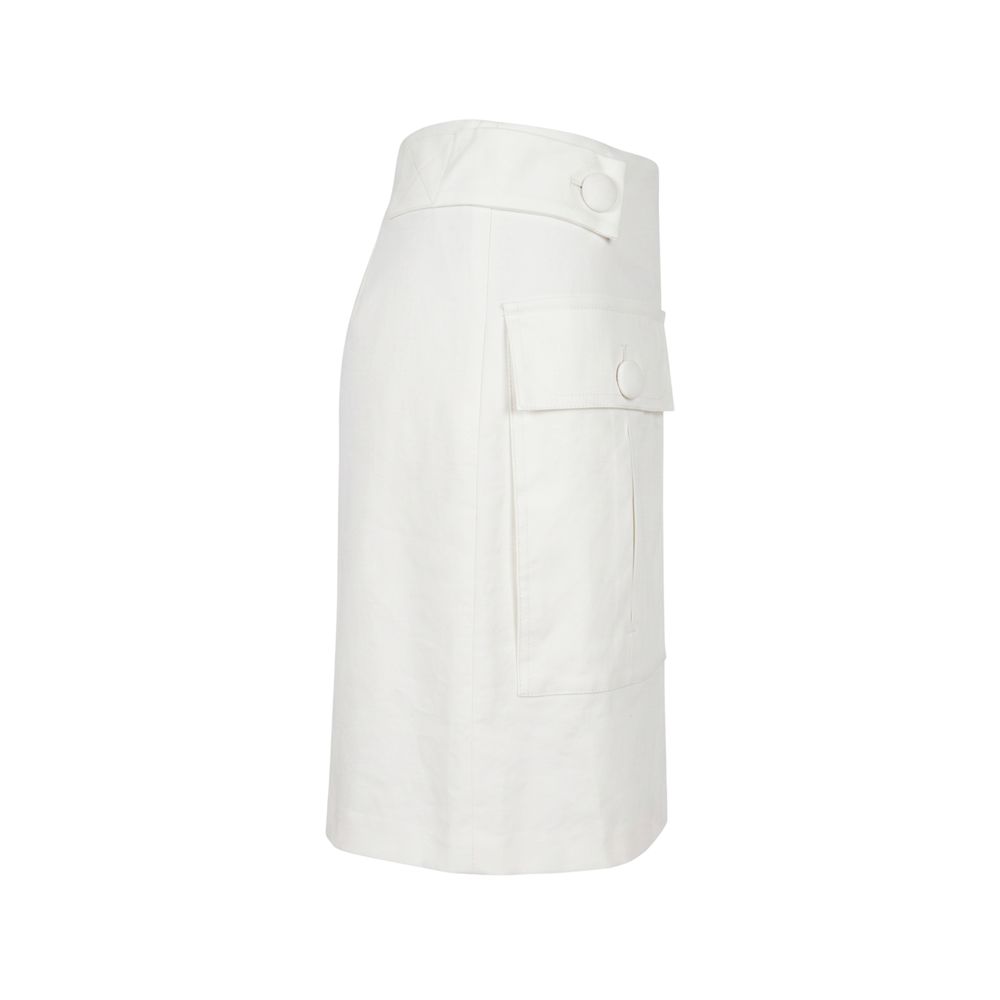 Trussardi Jeans Weißrock aus Viskose für Damen