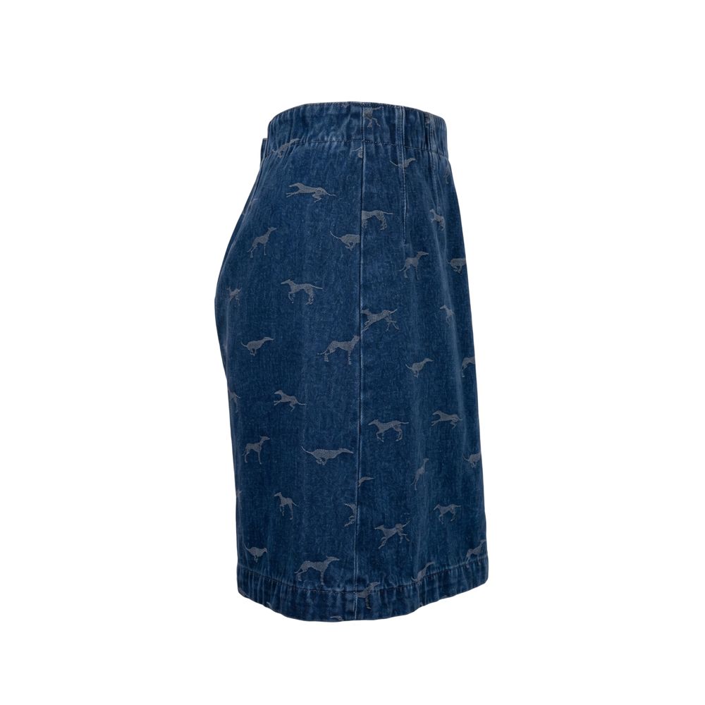 Trussardi Jeans Blauer Baumwollrock für Damen