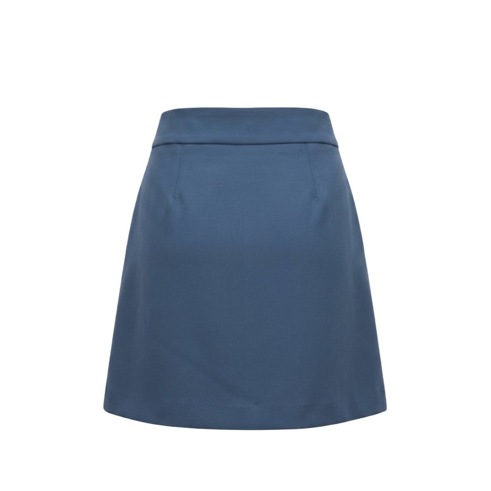 Trussardi Jeans Blaue Damen-Rock aus Polyester