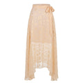 Trussardi Jeans Beige Polyester Damenrock