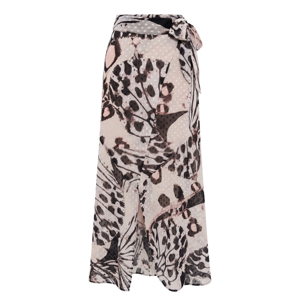 Trussardi Jeans Pink Polyester Damenrock