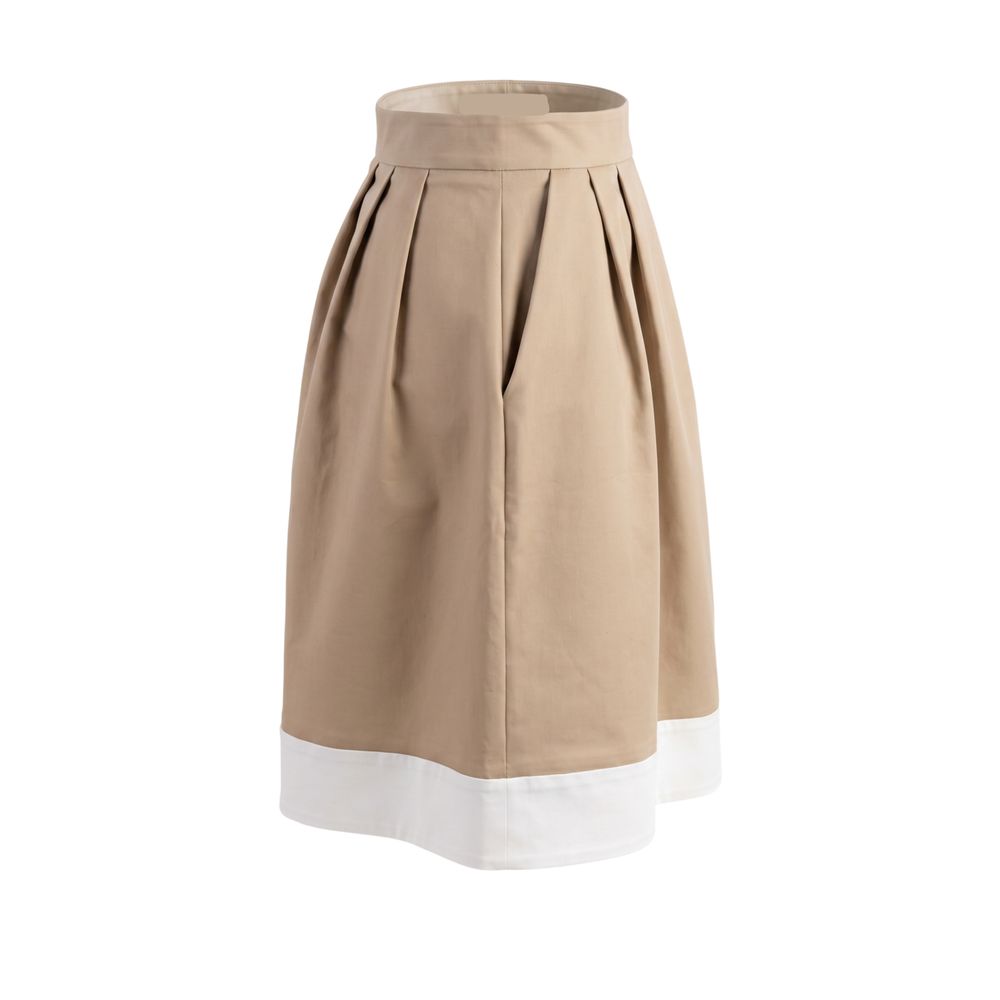 Trussardi Jeans Baumwollrock in Beige
