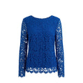 Trussardi Jeans Damenbluse aus blauem Polyester