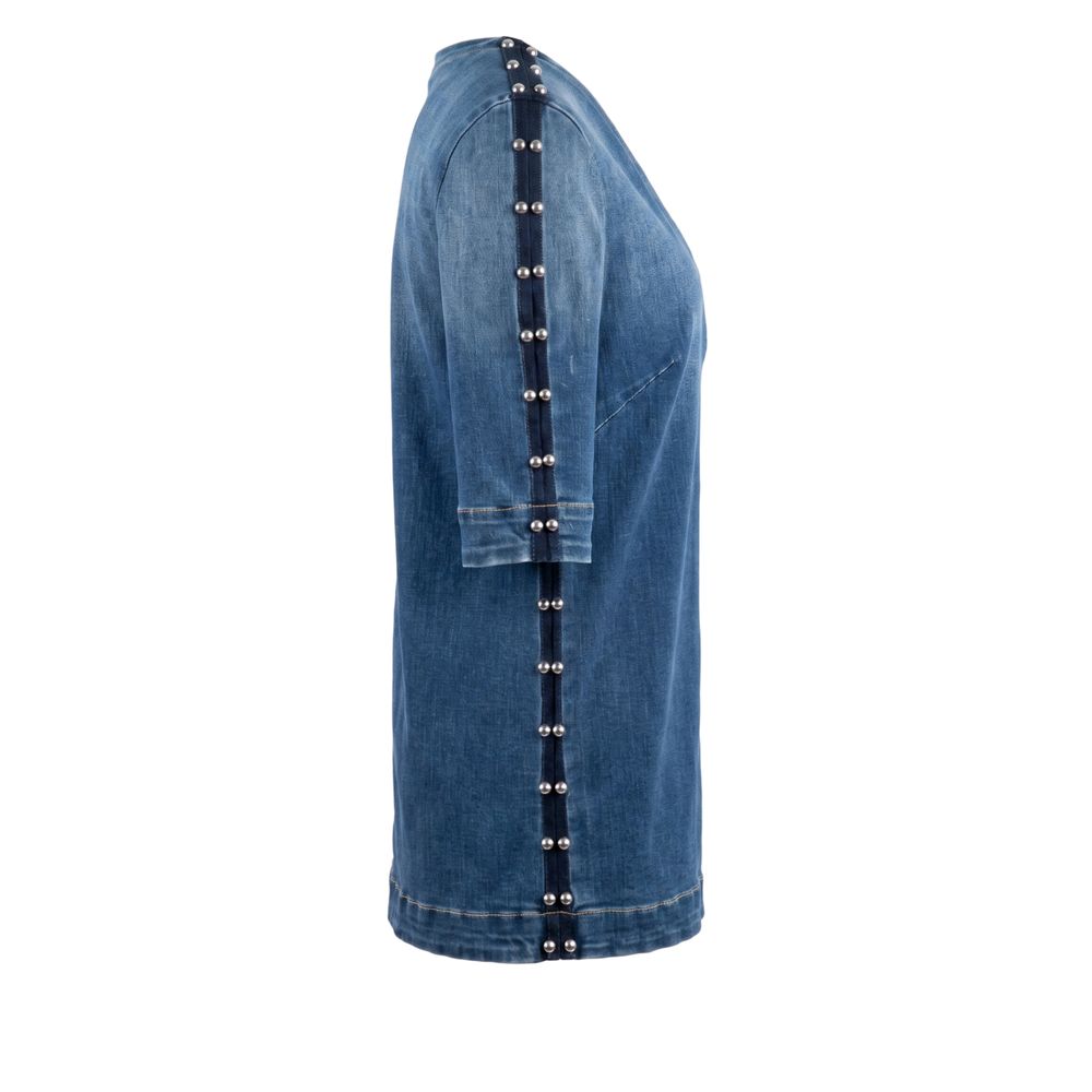Trussardi Jeans Blaues Baumwollhemd für Frauen