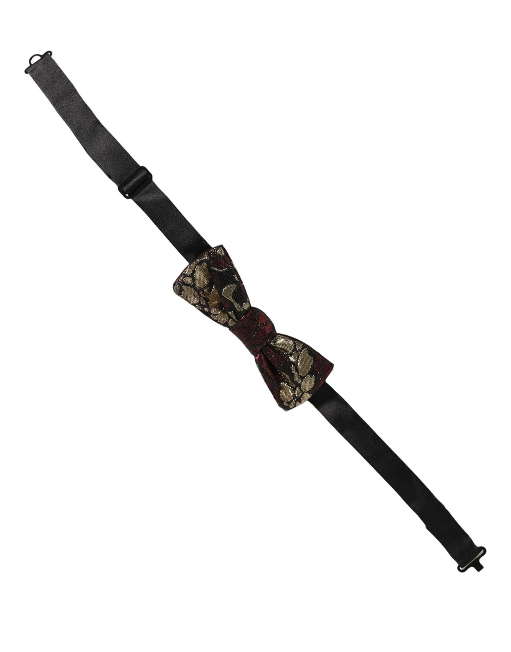 Dolce & Gabbana Mehrfarbige Blumen-Jacquard-Krawatte mit verstellbarem Band