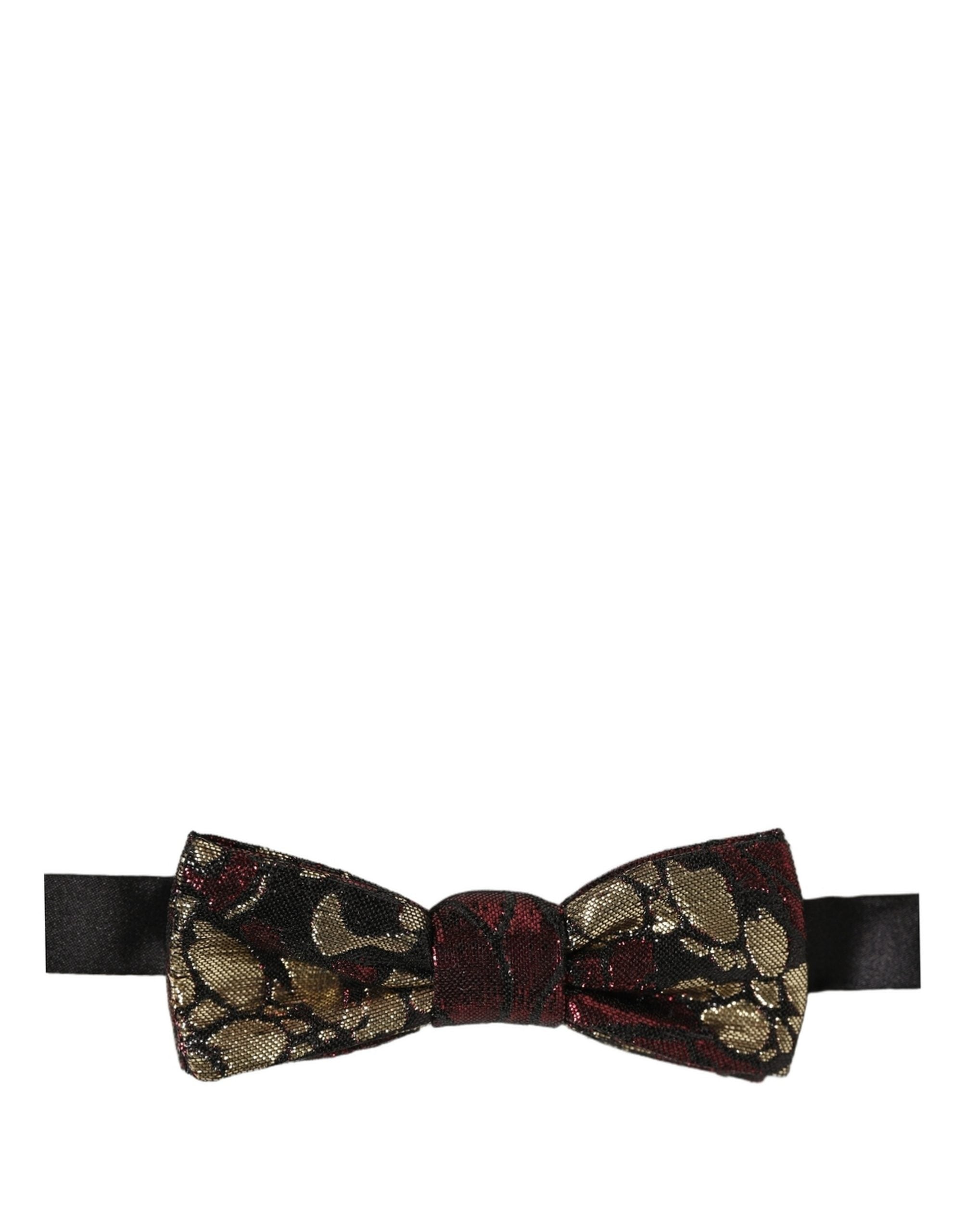 Dolce & Gabbana Mehrfarbige Blumen-Jacquard-Krawatte mit verstellbarem Band