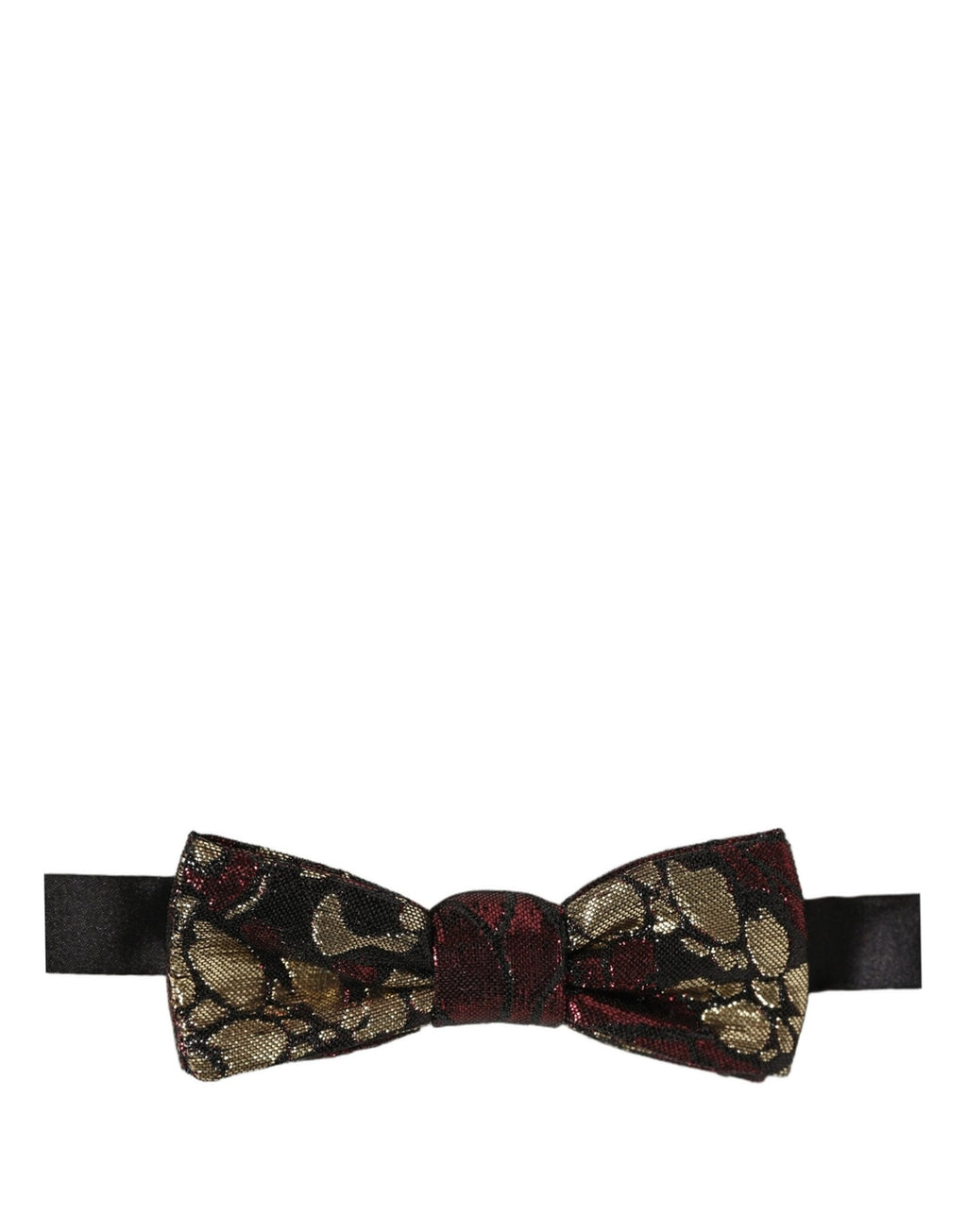 Dolce & Gabbana Mehrfarbige Blumen-Jacquard-Krawatte mit verstellbarem Band